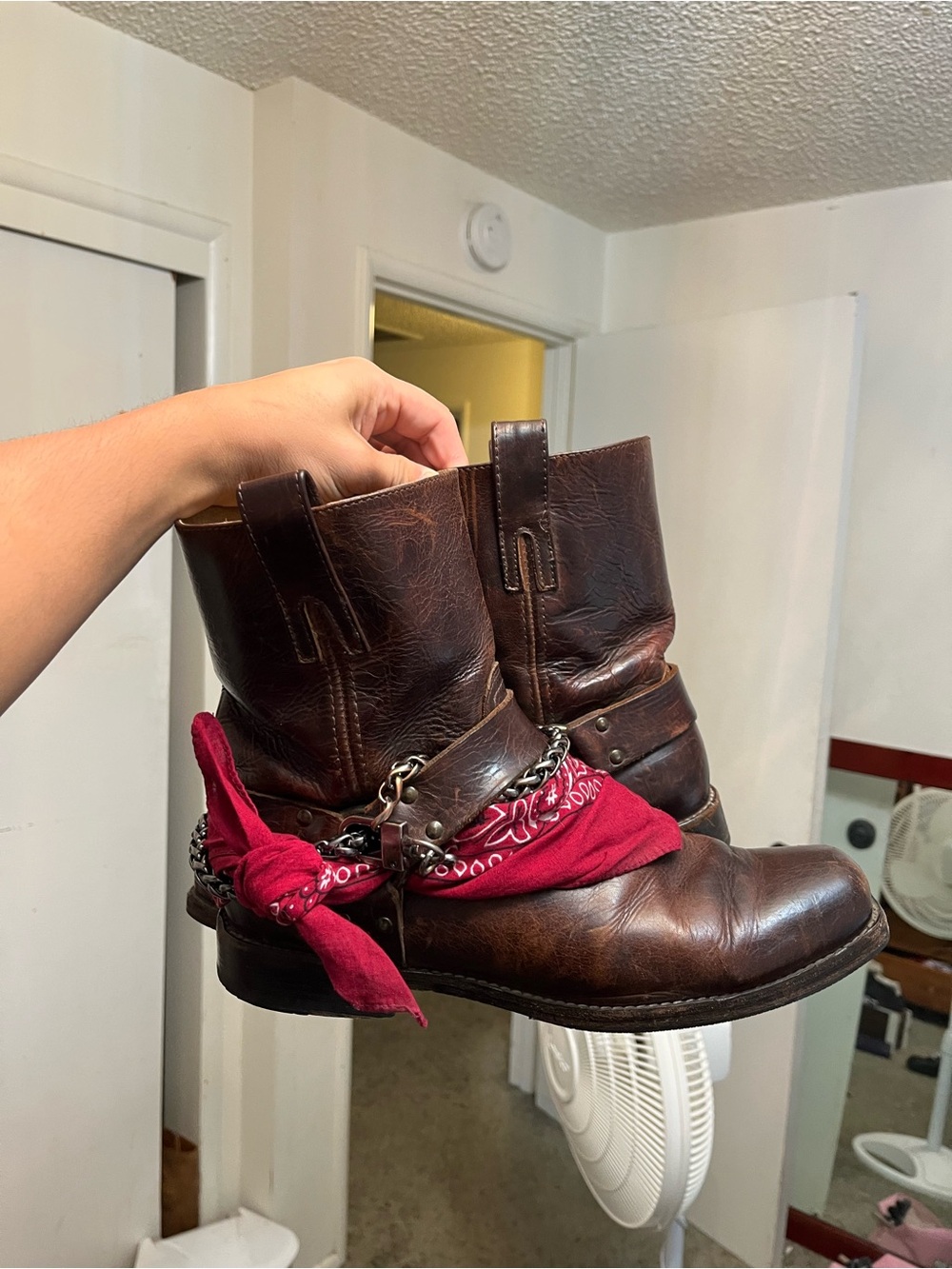 Vintage Frye Harness Boots size 9.5